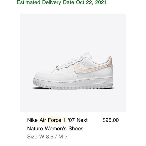 Nike Shoes - nike - air force 1 (white/pink)